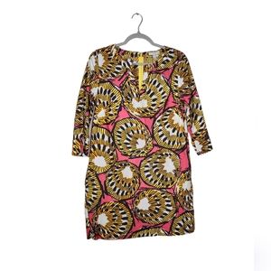 J. Crew Ratti Electric Kiwi Tunic Dress